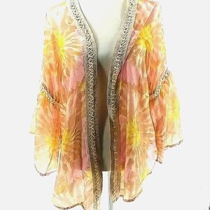 Steve Madden Kimono Floral Pink